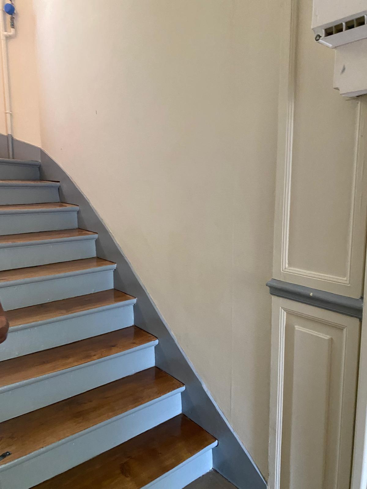 Réalisation HEPHIR — Copropriété · Foncia : Cage d'escalier — ponçage & vitrification · Nogent